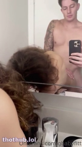 Brattygbaby aka Gbabyfitt Bathroom Sextape by Onlyfans So hot